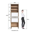 Paneleiro Torre Quente 70cm Para Forno E Micro-ondas 3 Portas