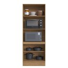 Paneleiro Torre Quente 80cm 3 Portas 2 Nichos Para Forno Clas