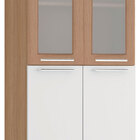 Paneleiro Torre Quente Com 04 Portas Cd-335 Carvalho/branco D