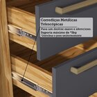 Paneleiro Torre Quente Com 2 Portas 2 Gavetas E Espaço Micro-