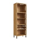 Paneleiro Torre Quente Com 2 Portas 2 Gavetas E Espaço Micro-