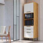 Paneleiro Torre Quente Com 2 Portas 2 Gavetas E Espaço Micro-