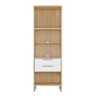 Paneleiro Torre Quente Com 2 Portas 2 Gavetas E Espaço Micro-