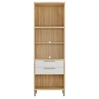 Paneleiro Torre Quente Com 2 Portas 2 Gavetas E Espaço Micro-