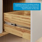 Paneleiro Torre Quente Com 2 Portas 2 Gavetas E Espaço Micro-