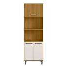 Paneleiro Torre Quente Criare 3 Pt Freijó E Off White