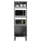 Paneleiro Torre Quente Forno E Microondas Branco