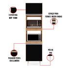 Paneleiro Torre Quente Para Cozinha 02 Portas Ruth 56 Cm - D'