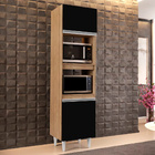 Paneleiro Torre Quente Para Cozinha 02 Portas Ruth 56 Cm - D'