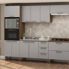 Paneleiro Torre Quente Para Forno E Microondas Conecta Ébano/