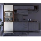 Paneleiro Torre Quente Pimenta Forno E Micro Branco/freijó