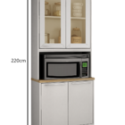 Paneleiro Torre Quente Reflecta 4 Portas Nicho Forno Paris Sa