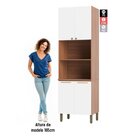 Paneleiro Torre Quente Sálvia 70cm Para Micro E Forno Branco