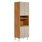 Paneleiro Torre Simples 70 Cm Dalí Nature/off White