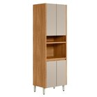 Paneleiro Torre Simples 70 Cm Michelangelo Nature/off White