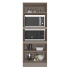 Paneleiro Unna 3 Pt Fumê