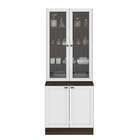 Paneleiro Unna 4 Pt Nogueira E Branco