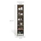 Paneleiro Versa 2 Pt Cinza