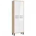 Paneleiros 4 Portas 4 Prateleiras Patina/branco Ju9302 - Delm