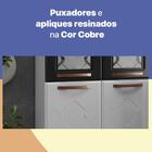 Paneleiros Em Aço Mirage New 6 Portas 5 Prateleiras Com Vidro