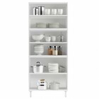 Paneleiros Em Aço Mirage New 6 Portas 5 Prateleiras Com Vidro