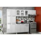 Paneleiros Em Aço Topázio 6 Portas 5 Prateleiras Branco - Tel