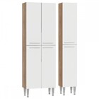 Paneleiros Madri 6 Portas Teka/branco - Fellicci