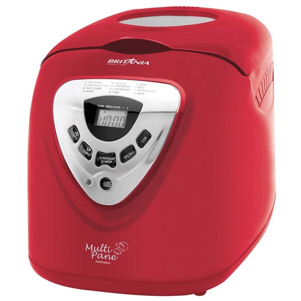 Panificadora Multipane Vermelha - Britânia 220v