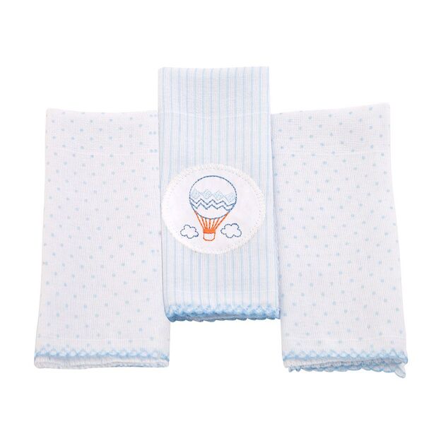 Pano De Boca Karinho Bordado Desenho: Balão