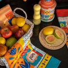 Pano De Copa Estampado Vintage Com 6pçs Lepper