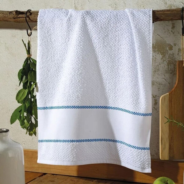 Pano De Copa Felpudo Jacquard Para Pintar Alpes 45x70  Branco