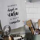 Pano De Copa Gourmet Em Casa A Gente Conversa Branco Pano Urb