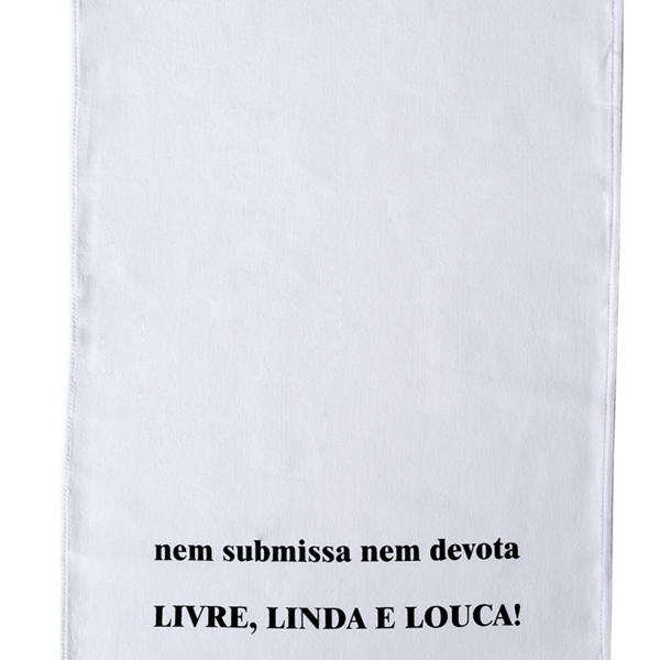 Pano De Copa Gourmet Livre, Linda E Louca Branco Pano Urbano