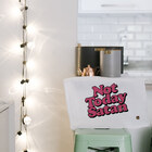 Pano De Copa Gourmet Not Today Branco Pano Urbano 75x45cm