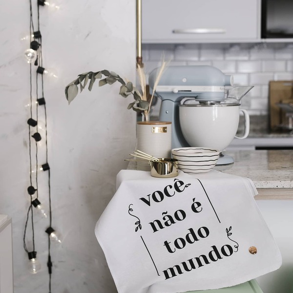 Pano De Copa Gourmet Voce Não É Todo Mundo Branco Pano Urbano