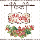 Pano De Copa Lepper Estampado Natal 40cm X 60cm 7 Peças