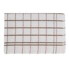 Pano De Copa Quadriculado Cinza - Teka