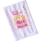 Pano De Copa Sarja Amor De Mãe 220g/m² 100% Algodão 45x75cm B