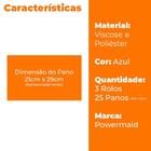 Pano De Limpeza Multiuso Lavável 75 Unidades 21x29cm - Powerm