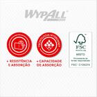 Pano De Limpeza Wypall X60 Dobrado Em V 50 Panos (29,4 Cm X 3