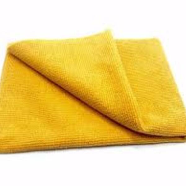 Pano De Microfibra 20x20cm Amarelo (pacote C/2un) Nobre