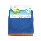 Pano de Microfibra 4 Unidades 35x35cm