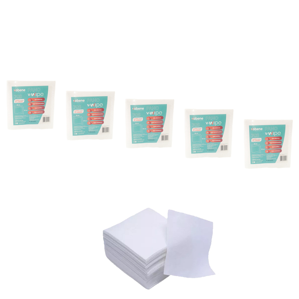 Pano De Papel De Limpeza V-wipe 70s 30x29cm 50 Folhas Kit 5