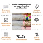 Pano De Prato Atacado Barrado Premium Kit Com 5 Peças