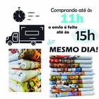 Pano De Prato Atacado Estampado Bainha Kit Com 10 Peças