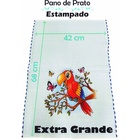 Pano De Prato Atacado Estampado Bainha Kit Com 10 Peças