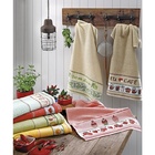 Pano De Prato Atoalhado Dohler Jacquard Etamine Kit Com 5 Peç