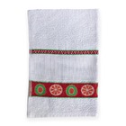 Pano de Prato Atoalhado Kiwi Branco 45x70cm Camesa