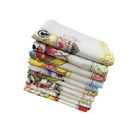 Pano De Prato Barrado Estampado Atacado Kit Com 10 Peças