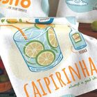 Pano De Prato Felpudo Estampado Dohler 45cm X 65cm - Drinks -